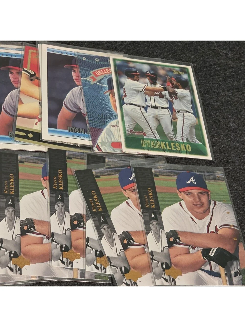 Ryan Klesko Card Lot Of (48) Cards Collection Atlanta Braves, Rookie, 90s